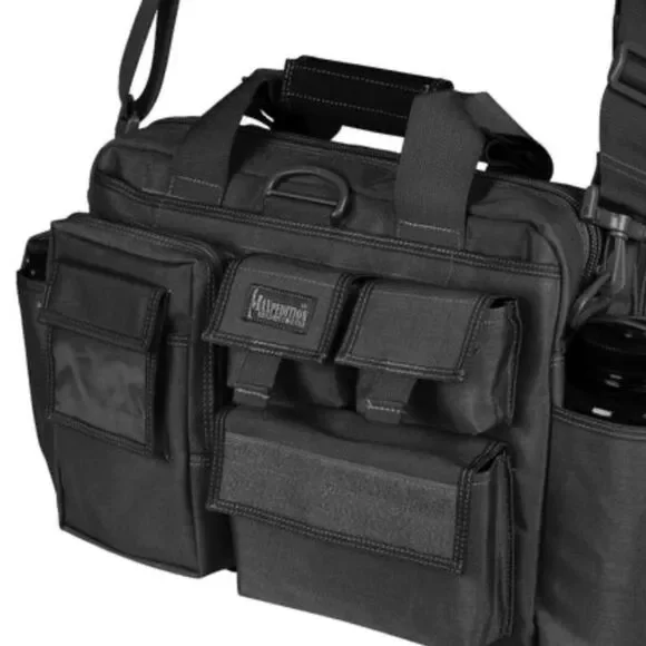 Max Edition Black Messenger Bag with Adjustable Strap and Durable Design 1/2 off - Picture 2 of 7